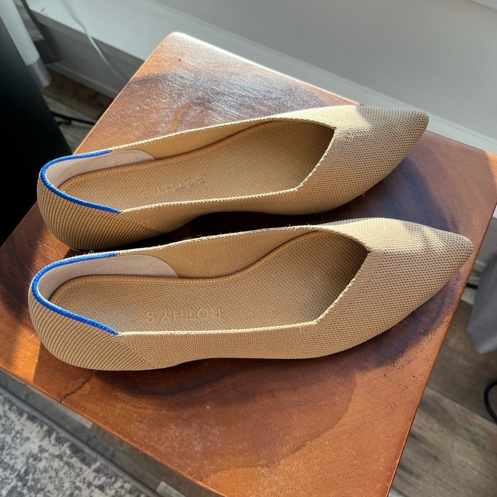 Rothy’s The Point Flats Machine Washable Sz 9, SO comfy!! ❤️✨